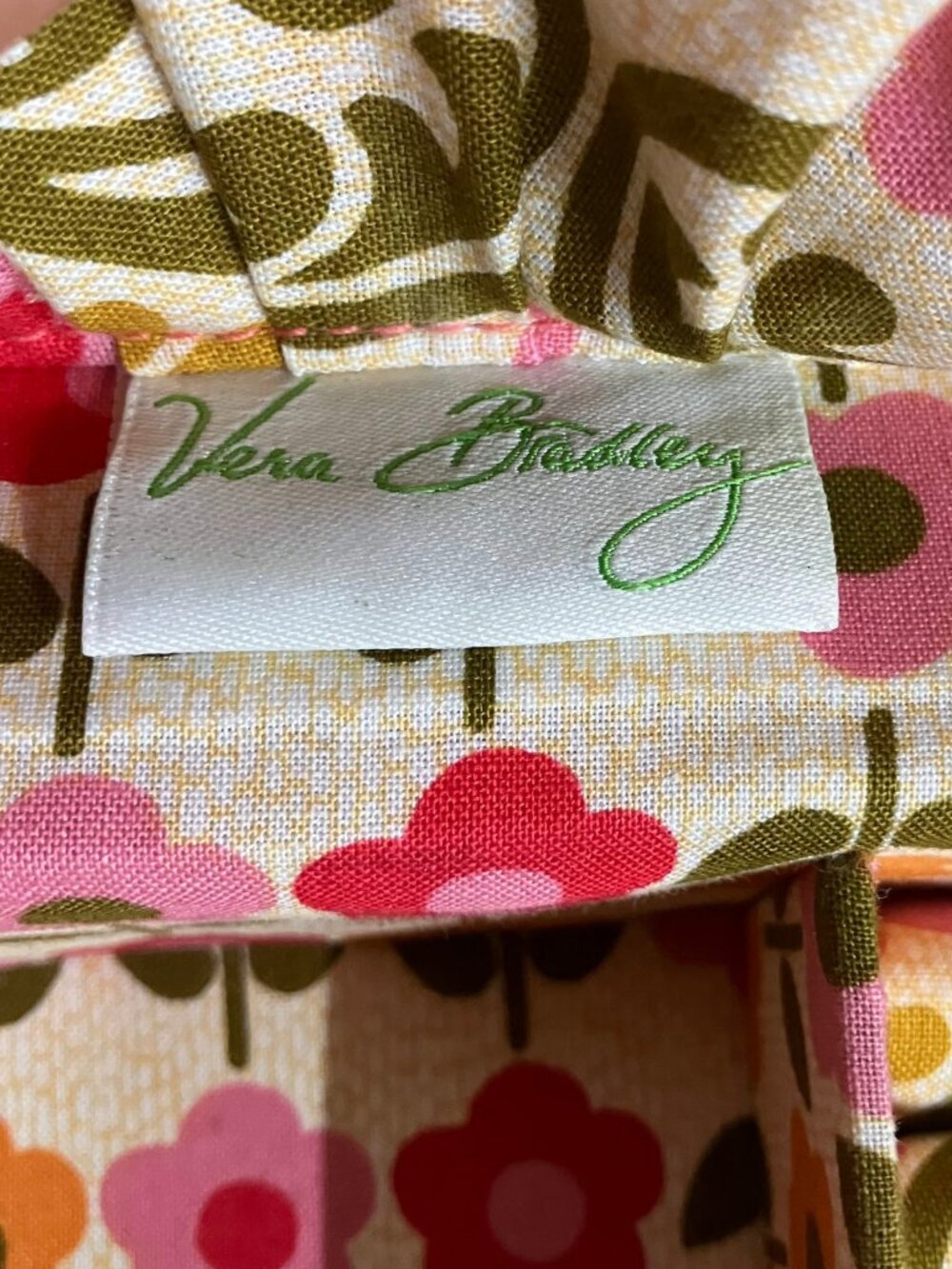 Vera Bradley Jewelry Travel Case Organizer Women's Multicolor Floral Quilted Zip - Picture 5 of 9